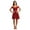 Burgundy, variant on Juniors Womens Short Dress For Prom Red 6