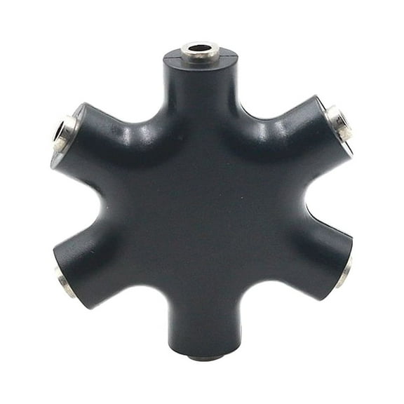 WRITWAA 3.5mm Audio Splitter Cable Black - Multi-Device Headphone Splitter for Home, School, and Office Use
