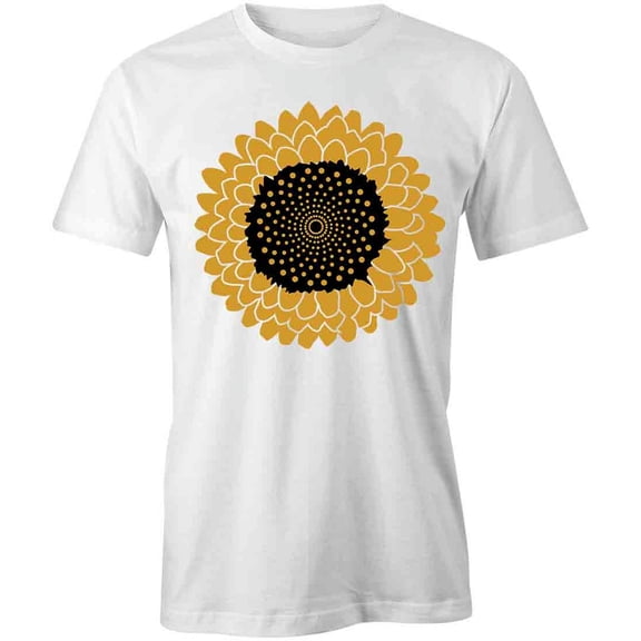 Sunflower T-Shirt | Pretty Flowers White Tee Gift
