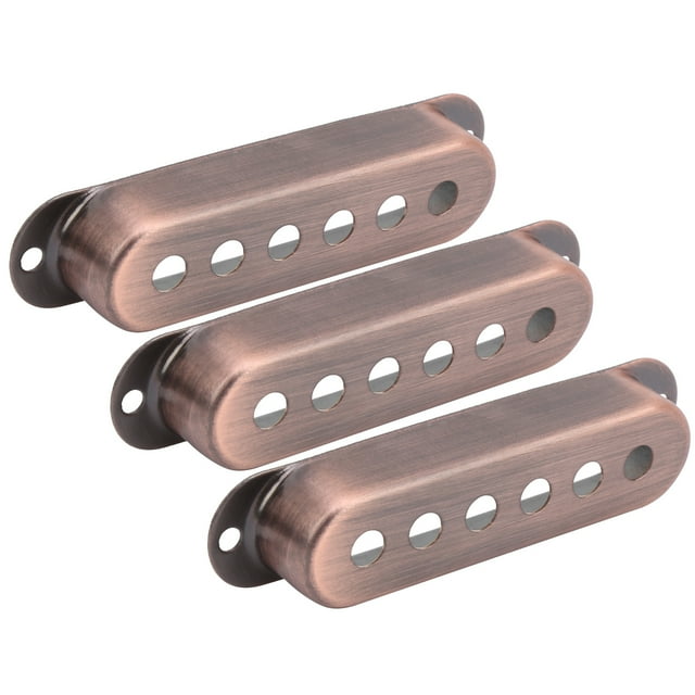 Single Pickup Cover, Fine Workmanship Long Service Life Guitar Pickup Cover, Durable Practice And Performance For Bands Guitar Bass Cuivre Rouge