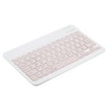 thumbnail image 2 of 10-inch Wireless BT Keyboard Three-system Universal Colorful Rechargeable BT Keyboard Mobilephone Tablet Universal Keyboard Pink, 2 of 7
