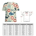 thumbnail image 2 of Nautical Life Print-1 Women's Short Sleeve Tops Casual Blouses T Shirt, 2 of 7