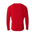 thumbnail image 2 of A4 SureColor Long Sleeve Cationic Tee Stain Release and Odor Resistant for Easy Care For Boys Color Scarlet Size M, 2 of 2