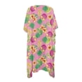thumbnail image 2 of HELLHERO Pineapple Tropical Women's Kimono Swimwear and Shawl Long High Quality Fabrics Quick Dry Beach Cover Up, 2 of 6