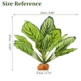 thumbnail image 3 of Unique Bargains Reptile Plants Decoration Reptile Plants for Terrarium Decor 8.66"x2.13"x10.63" Green, 3 of 6