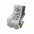 thumbnail image 4 of Romantic Soft Flannel Fleece Throw Blanket, If I Had to Choose Again I'd Still Choose You Inspirational Brush Calligraphy, Cozy Plush for Indoor and Outdoor Use, 70" x 90", Black White, by Ambesonne, 4 of 6