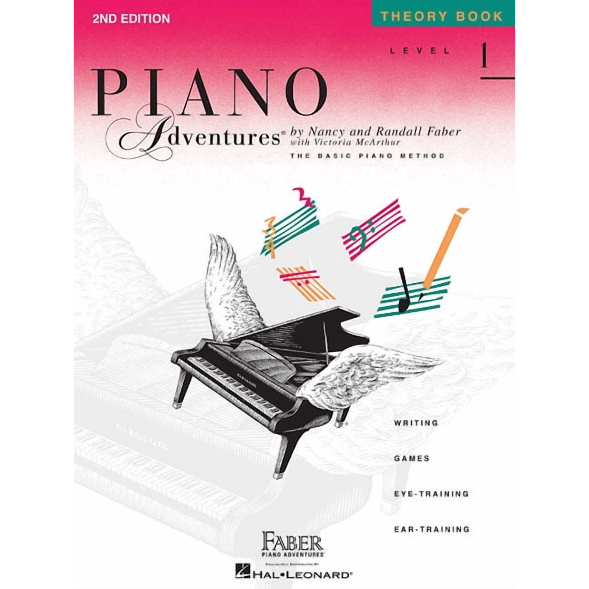 Piano Adventures: Theory Book - Level 1, 2nd Ediiton Beginner Piano Theory Workbook Music Note Reading and Ear Training , (Paperback)