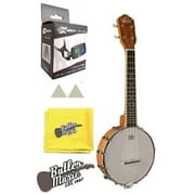 Oscar Schmidt Model OUB1 Concert Size Banjolele Banjo Uke w/Effin Tuner + More