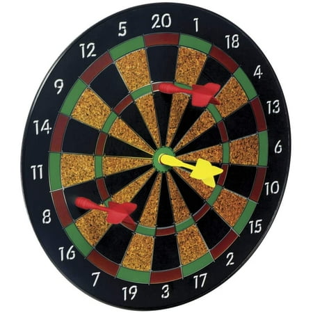Dart Board Magnetic 12'' with 6pcs Safe Precision Magnets Darts Great Classic Game Dartboart Set for The Whole Family Kids Boys Girls Teens Best (Best Card Board Games For Two)