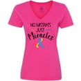 thumbnail image 3 of Inktastic No Mistakes, Just Miracles Down Syndrome Awareness Women's V-Neck T-Shirt, 3 of 5