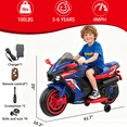 thumbnail image 6 of YOMYM Motorcycle for Kid, 12V Battery Powered Eletric Ride on Motorcycle for Boys 3-6, 6 of 6