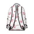 thumbnail image 3 of Pioneer Flower Floral Print Pattern Backpack for School, Cute School Bag with Adjustable Shoulder Straps and Padded Back, 15.3"x11"x7.1", 3 of 5