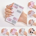 thumbnail image 6 of Long Lasting Self Adhesive for Women Girls Press On Nail Nail Stickers Nail Polish Strips Full Nail Wraps Nail Art Decal AF028, 6 of 8