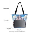 thumbnail image 3 of Fotbe Majestic Fantasy Castle Bolsa de Playa con Estampado, Bolsa de Hombro, Bolsa de Mano Espaciosa, Bolsa de Viaje Ligera, Bolsa de Compras Versátil, 3 of 6