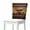 Aztec Tribal Highland Cow Sunflower, variant on TSOVTHRID Deer Elk Cross Crow Print Chair Back Cover Dining Chair Cover Stretch Polyester Fabric Chairs Protector Slipcovers for Kitchen Hotel Holiday Party Decor, Set of 1