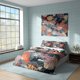 thumbnail image 2 of Colcha Japonesa Crisantemo Juego de Cama, Manta de Flores de Colores, 2 of 9