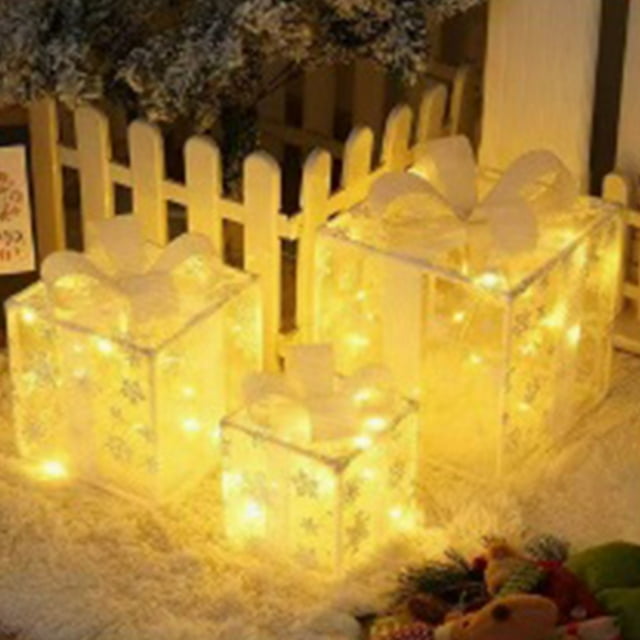 Event & Party,Party Balloonthree Piece Christmas Box Set Christmas Light Ornaments Birthday Decorative Lights And Props