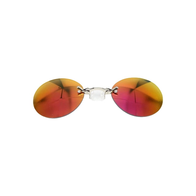 Three Color Retro Round Clip On Nose Glasses 2026 New Mor.pheus Sunglasses Fashion Rimless Men Sun Glasses
