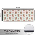thumbnail image 5 of Kitchen Rugs Sets Of 2,Highland Cow Flower Pattern Anti Fatigue Kitchen Mat Rugs Non Slip Washable,Decorative Kitchen Floor Mats for Kitchen,Sink,Laundry,17"x47"+17"x47", 5 of 5