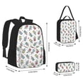 thumbnail image 2 of Balery Milk Tea Mochila escolar 3 en 1 para niños: mochila resistente con lonchera térmica y estuche para lápices. Mochila escolar para niños y niñas., 2 of 7