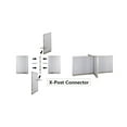 thumbnail image 4 of GOF Office Furniture Parts, 72"H X-Post Connector for X-Shaped Partition, Room Divider, Cubicles, 4 of 6