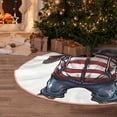 thumbnail image 5 of Sikiie Patriotic Boxing Bear Art Christmas Tree Skirt, Christmas Tree Decorations, Christmas Decor, Tree Mat Decoration(30-48IN)-36", 5 of 6