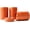 Orange, variant on 3-Pack Tea Tin Canister with Airtight Double Lids, 14 Fl Oz Tin Can Box and Round Kitchen Canisters for Loose Tea, Coffee, Candy, Herbs and Matcha Powder (Blue, 2.95 * 4.25‘’)
