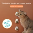 thumbnail image 2 of Mightlink Catnip Ball Natural Materials Wall-mounted with Cover 360 Degree Rotatable Increase Appetite Interactive Freshing Breath Catnip Wall Ball Cat Toy Pet Stuff, 2 of 7