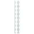 thumbnail image 3 of Ekena Millwork 47"H x 1/8"T Pontiac Adjustable Acrylic Decorative Slat Wall Panel Kit, White (contains 16 Slats + 1 Straight Edge Starter Slat), 3 of 11