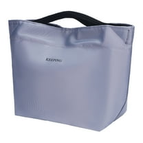 Unique Bargains Insulated Lunch Bag for Work, Travel Gray