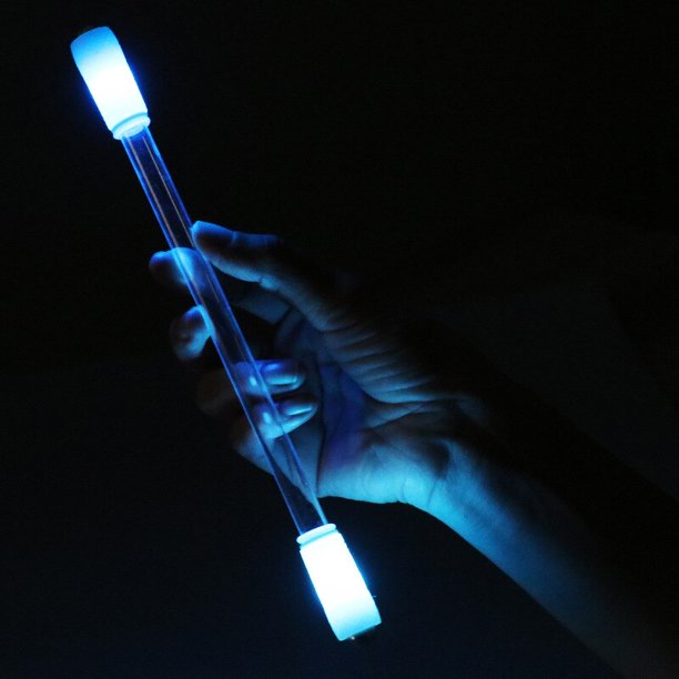 Cool Rotating LED Flash Gel Pen with Light Students Fashion Gaming Spinning Pen Ballpoint with Battery Kids Christmas GiftDRussian Federation He Qiyong unisex