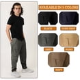 thumbnail image 4 of StrongEnough Men’s Cargo Pants, Durable Utility Mens Work Pants with Multiple Pockets, Adjustable Waist, Outdoor Workwear, Casual Fit, 4 of 7