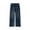 Navy, variant on Mens Jeans Vintage Streetwear Wide Leg Jeans Flared Pants Loose Fit Casual Y2K Jeans