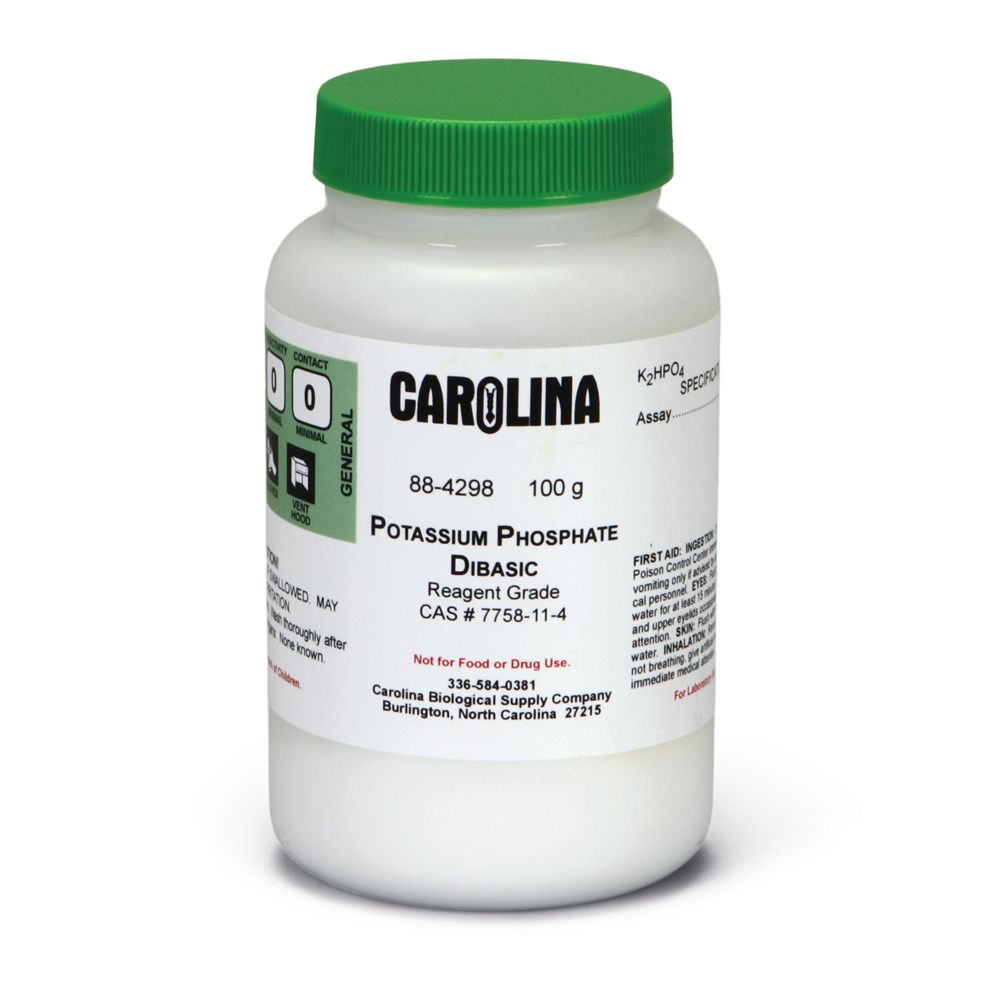 Potassium Phosphate, Dibasic, Reagent Grade, 100 G