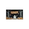 thumbnail image 2 of Kitchen Rug Set Of 2 Non Skid Kitchen Mats for Floor,Happy Halloween Spooky Trick or Treat Ghost Kitchen Rugs and Mats for Bathroom,Room Door (47x17+30x17 Inches), 2 of 7