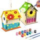thumbnail image 1 of Kits de edificio de la casa de aves para niños Artesanía de madera con pinturas Pinceles Adornos de madera Adornos de madera Decoraciones para el hogar Artes de pintura tholdsy HA012709-00, 1 of 7