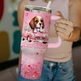 thumbnail image 3 of Personalized King Charles Cavalier Travel Cup for King Charles Cavalier Lover,40 oz King Charles Cavalier Vacuum Insulated Tumbler with Custom Name, 3 of 6