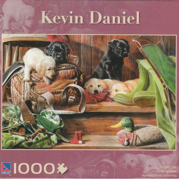 Pupped Out 1000 Piece Puzzle