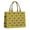 Yellow Boston Terrier, variant on Large Capacity Tote Bag,Yellow Boston Terrier and Flower Handbag Fashion Luxury Tote Bag,15.7"x13"x 5.1" Inches,Laptop Compatible