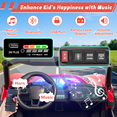 thumbnail image 6 of East doll 24V Ride on Cars, 2 Seater Ride on UTV, Battery Powered Ride on Toy, Kids Electric Car for Boys Girls, 4 Wheels, 800W Motors, Red, 6 of 12