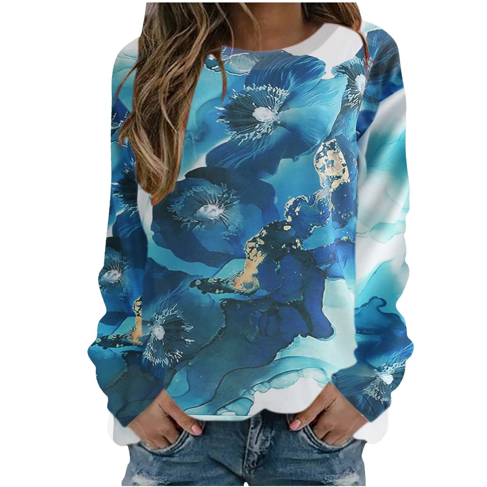 Ombre tie dye sweatshirt hotsell