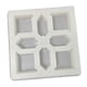 thumbnail image 3 of Modelo de decoración de pared de hormigón, bloque de pared de hormigón, cuadrado, fácil de usar para arquitectura de patios, ingeniería patios Estilo E, 3 of 8