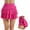Hot Pink, variant on St. Patrick's Day AXXD Green Shorts for Women Spring Athletic Dress Workout Gym Sweatshorts Summer Solid Yoga Pocket Shorts Sport Short Pants Pantskirt Big Saving for Mother