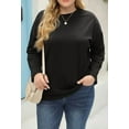 thumbnail image 6 of Women's Plus Size Tops Long Sleeve Crew Neck Oversized T Shirts Loose Casual Tunics, 6 of 7