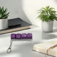 thumbnail image 1 of Stress Relieving Novelty Mechanical Keyboard Keychain Toy with Illuminating Light Up Function for and Relaxation, 1 of 2