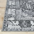 thumbnail image 4 of Superior Copley Oriental Medallion Indoor Area Rug, 5' x 7' 6", Charcoal, 4 of 7