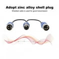 thumbnail image 4 of XLR Extension Cord, Microphone Adapter Cable Stable Transmission 0.3m  For Mixers For Amplifiers For Speakers, 4 of 8