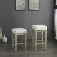 thumbnail image 2 of Lexicon Wrigley Counter Height Stool (Set of 2), 26" SH, White, 2 of 7