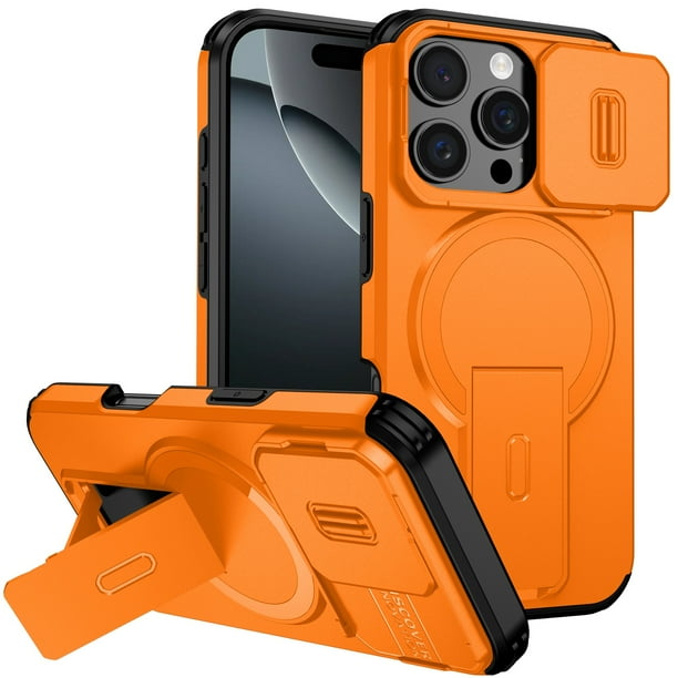 Funda GANGXUN para iPhone 16 Pro Max – Magnética Antigolpes con Soporte y Protección Doble