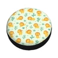 thumbnail image 3 of Easygdp Cute Baby Lion Automobile Tire Dust Cover, 14-17in Spare Tire Cover Universal Fit for Trailer, Car, Truck, SUV, Jeep - 16 inch, 3 of 9